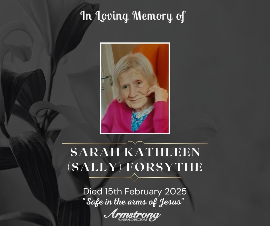 Forsythe Sarah Kathleen Sally Armstrong Funeral Directors