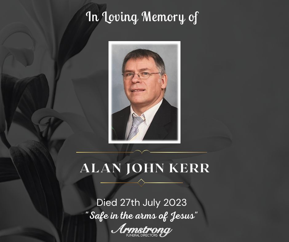 KERR, ALAN JOHN - Armstrong Funeral Directors